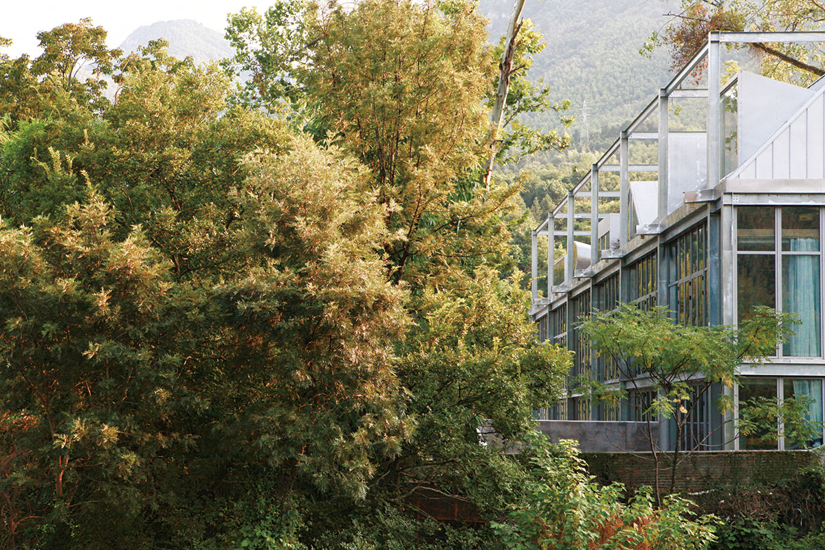 Monolith Architects converts abandoned factories into a hotel in rural China