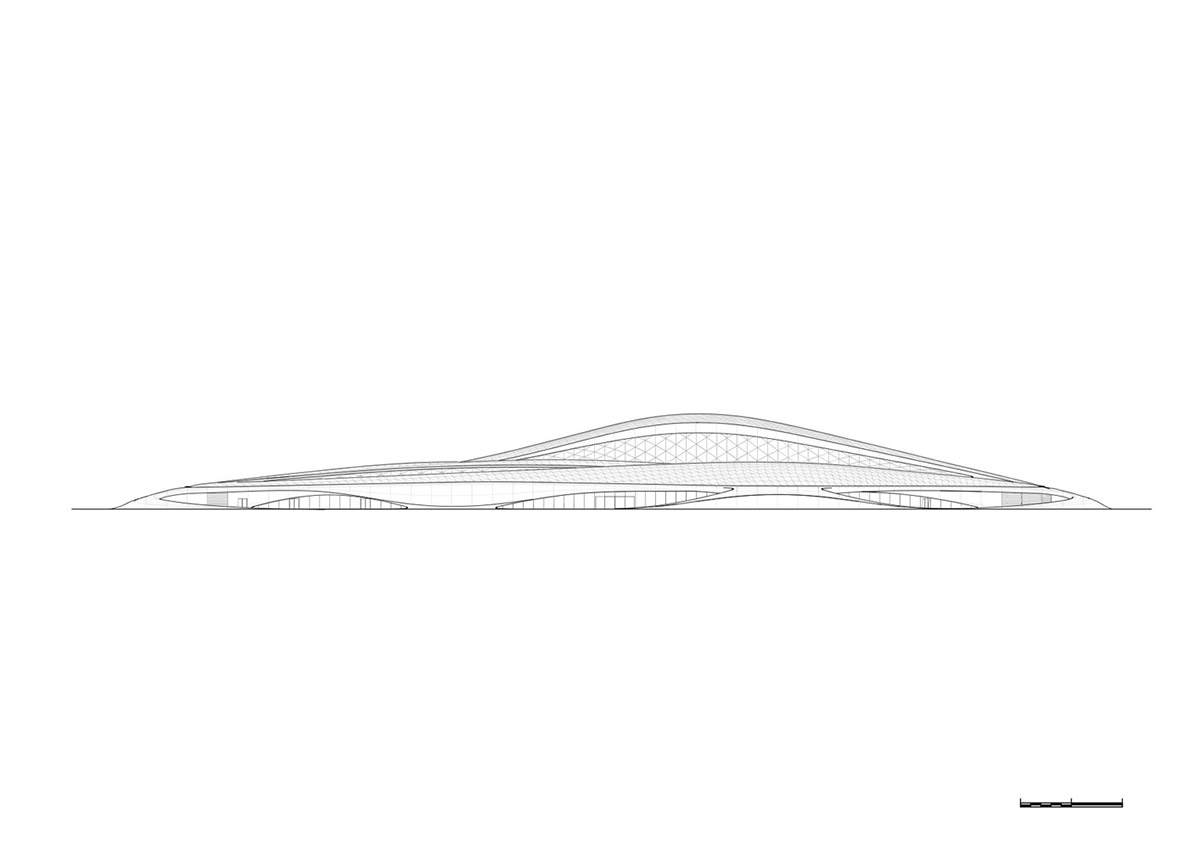 Zaha Hadid Architects' Bee'ah Headquarters Takes Shape In UAE