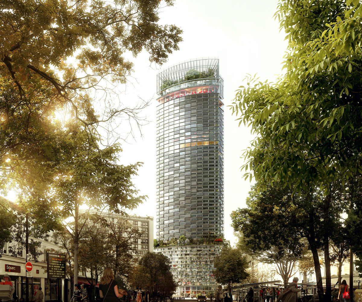 Nouvelle AOM selected to redesign Paris’ Montparnasse Tower