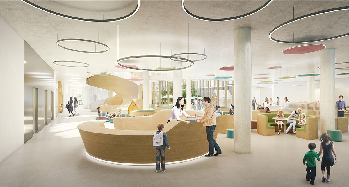Nickl & Partner unveils its competition proposal for Hauner’s Children’s Hospital in Munich