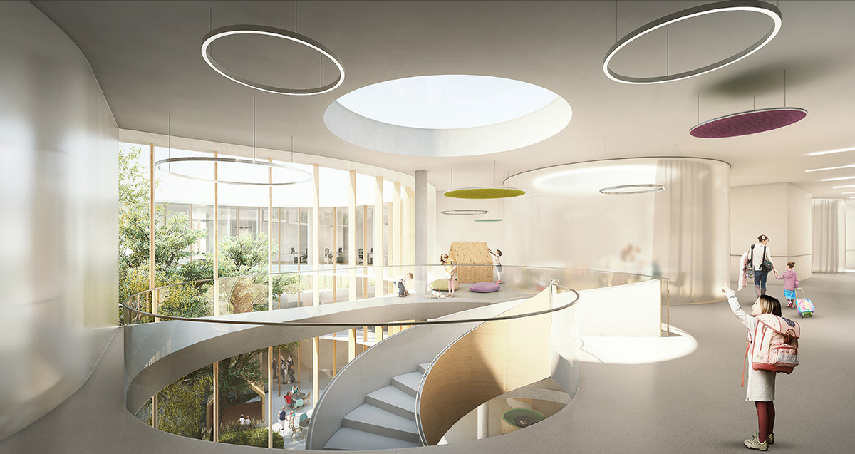 Nickl & Partner unveils its competition proposal for Hauner’s Children’s Hospital in Munich