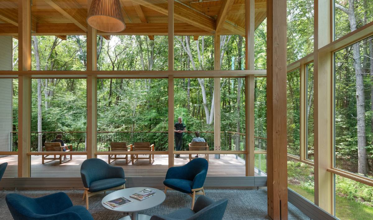 Norwell Public Library Greets its Visitors With Books and Nature