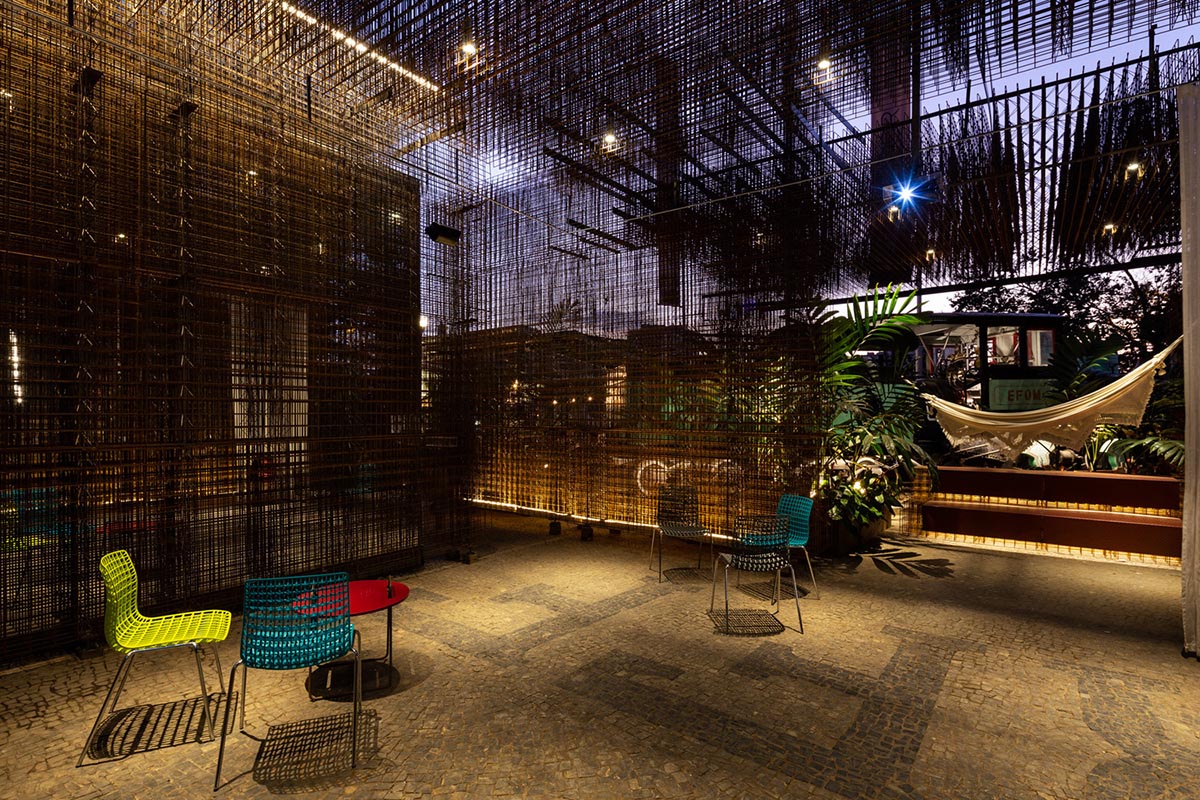 Arquitetos Associados created steel Cloud Pavilion as an active urban intervention in Brazil