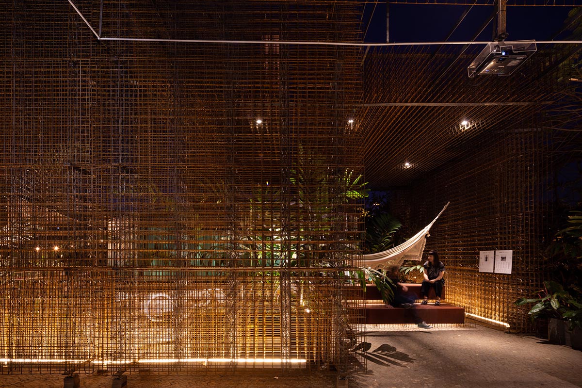 Arquitetos Associados created steel Cloud Pavilion as an active urban intervention in Brazil