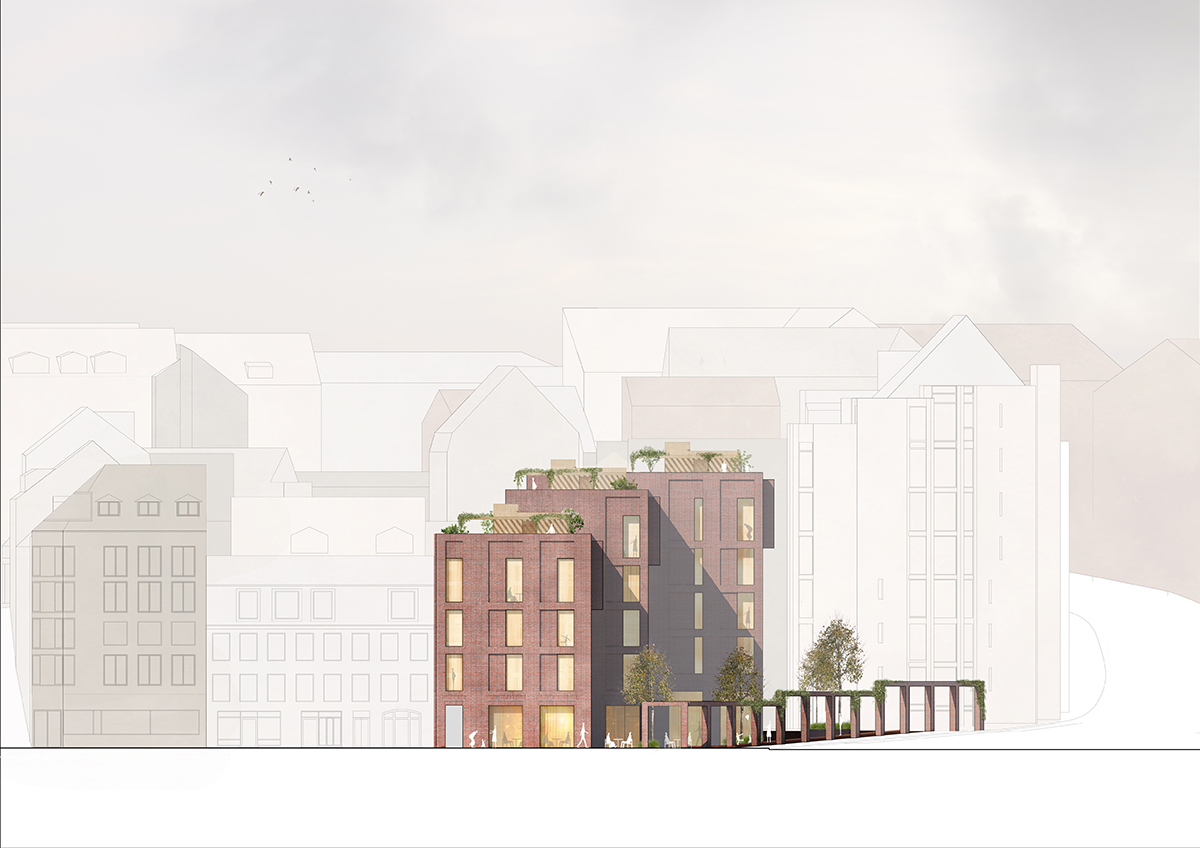 Reiulf Ramstad Architects designs brick housing complex in Aarhus 