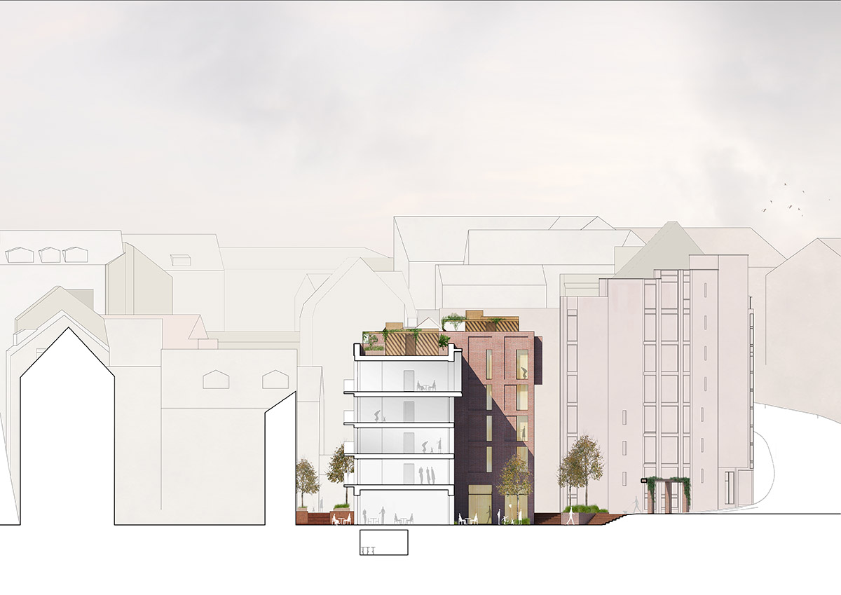 Reiulf Ramstad Architects designs brick housing complex in Aarhus 