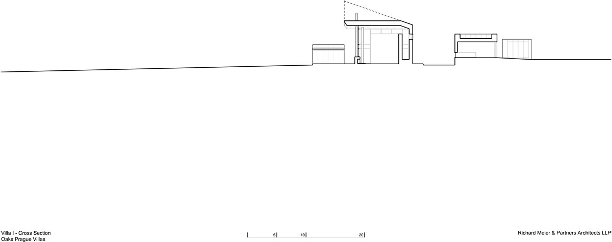 Richard Meier & Partners offers flexible space in the new design of two villas in Czech Republic