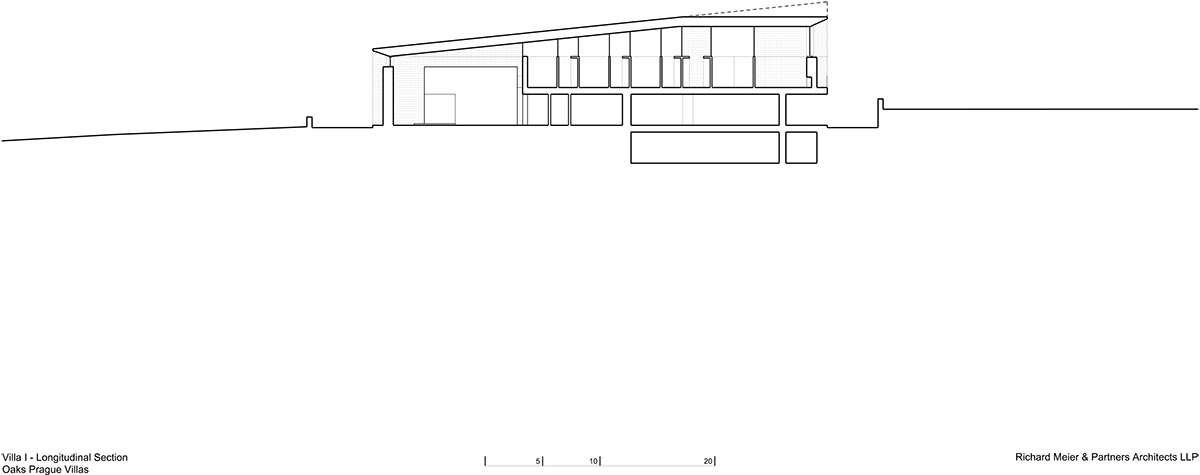 Richard Meier & Partners offers flexible space in the new design of two villas in Czech Republic