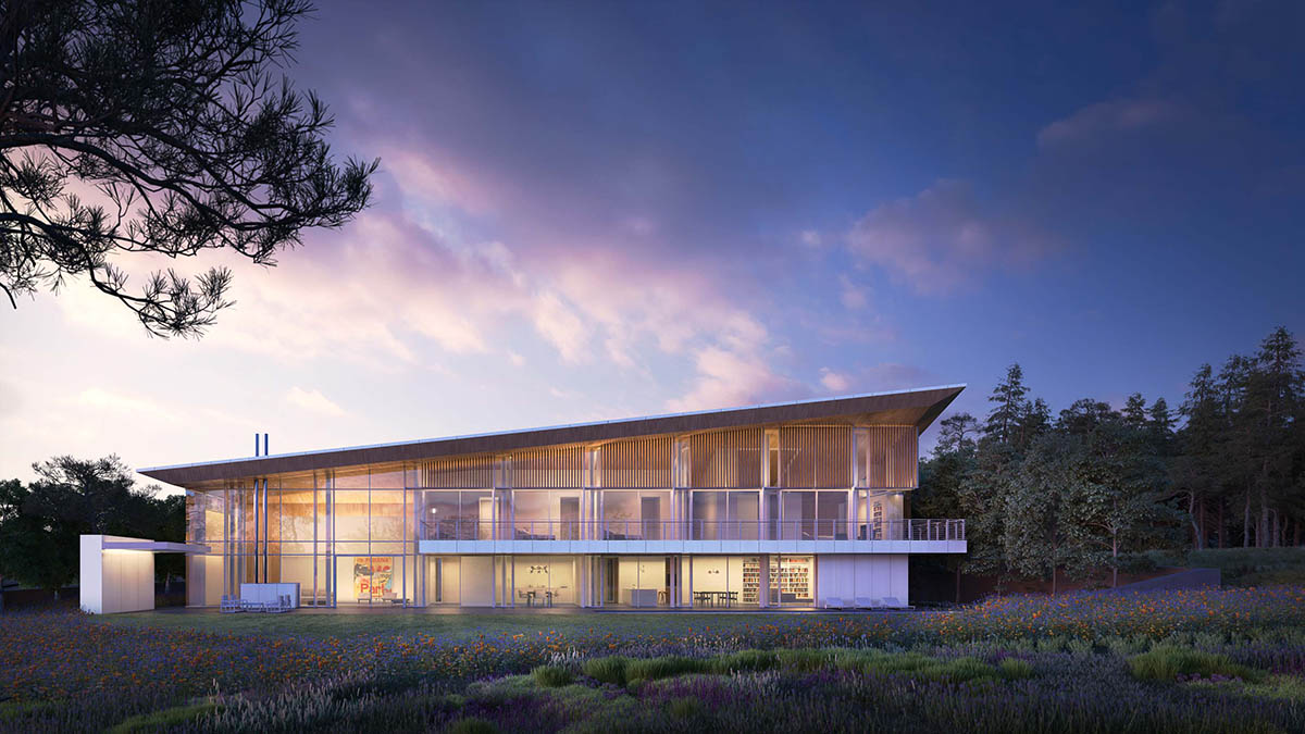 Richard Meier & Partners offers flexible space in the new design of two villas in Czech Republic