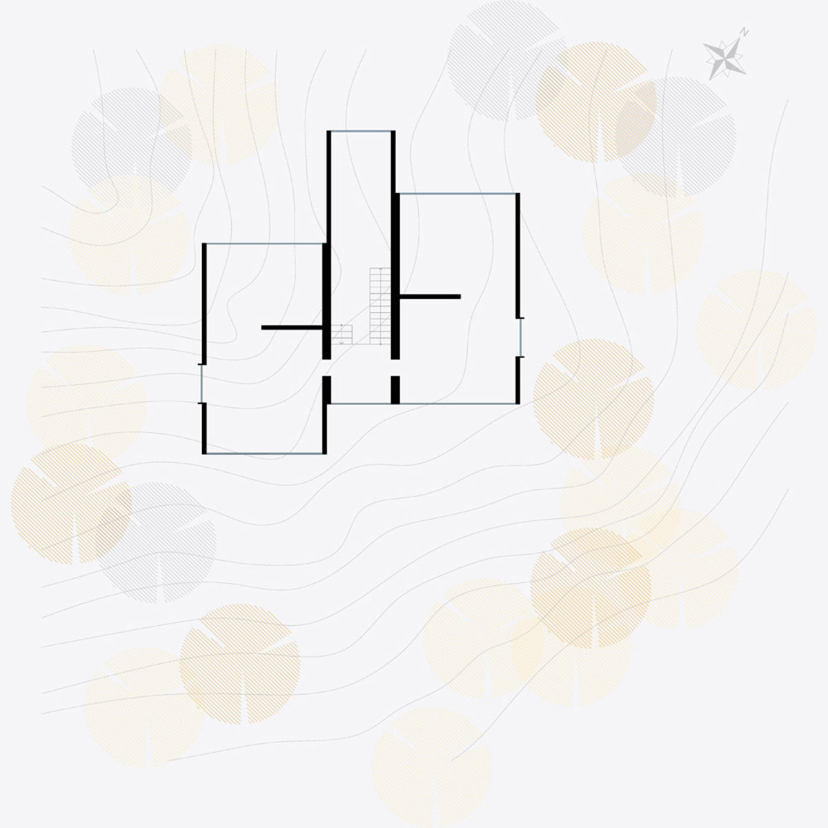 Alex Nerovnya designs vacation house to frame surrounding landscape with profiled facade