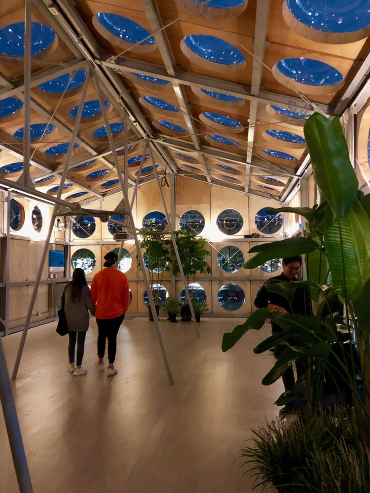 OBRA Architects adds bubbled protruding openings to experimental pavilion in Seoul