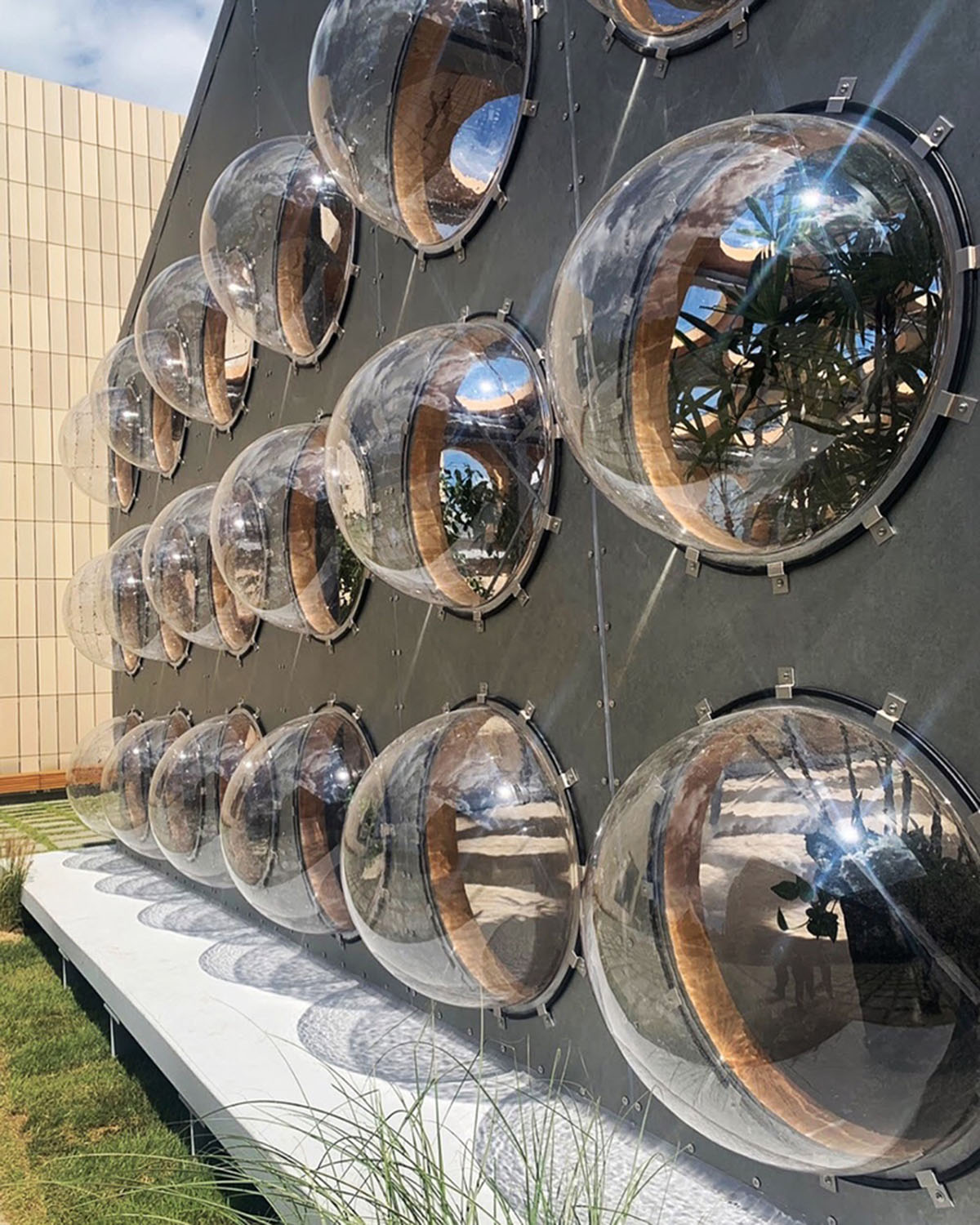 OBRA Architects adds bubbled protruding openings to experimental pavilion in Seoul