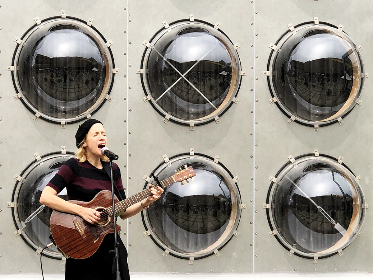 OBRA Architects adds bubbled protruding openings to experimental pavilion in Seoul