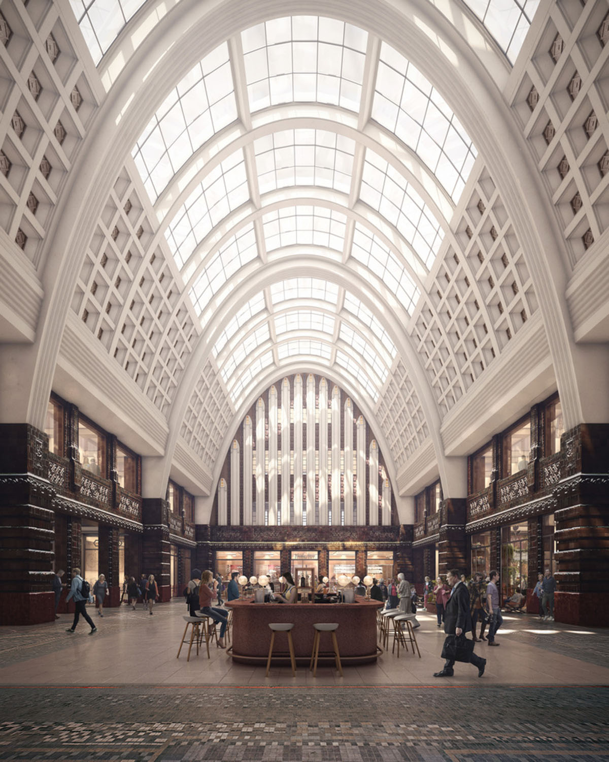 ODA to expand Rotterdam's historic post office with tower featuring mini vaulted windows