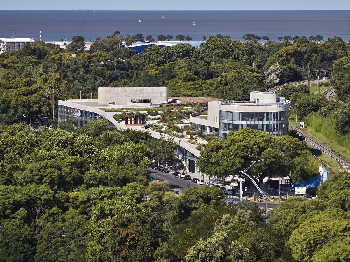 ODA converts decaying parking structure into a public park and office building in Buenos Aires