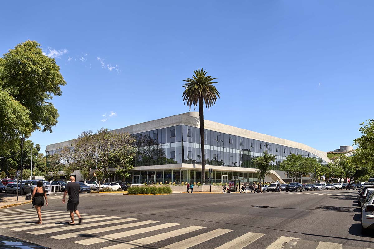 ODA converts decaying parking structure into a public park and office building in Buenos Aires