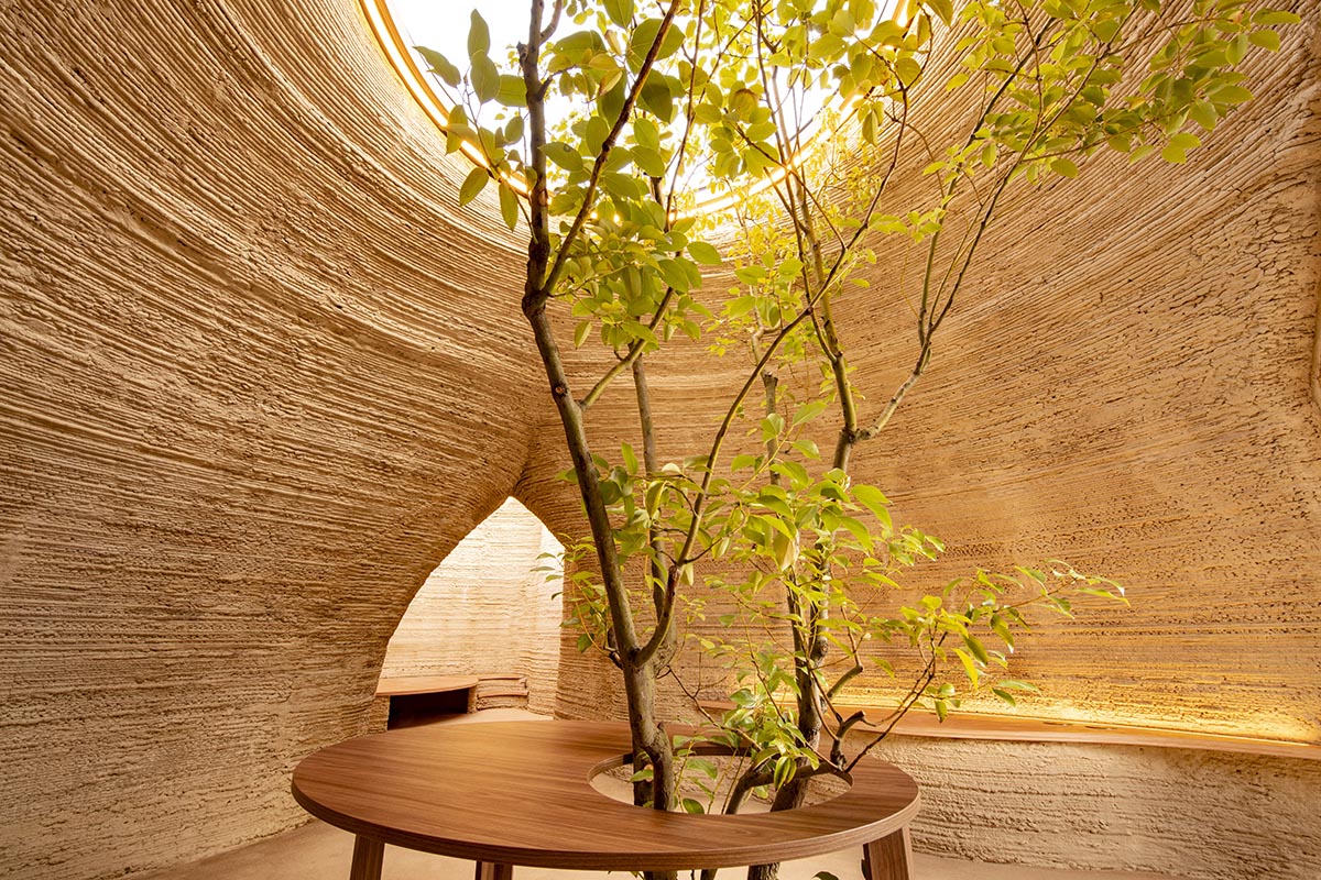 Mario Cucinella Architects and WASP built world's first 3D printed house made of local raw earth