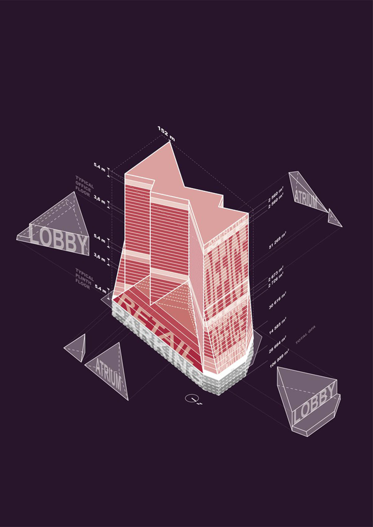 OMA reveals its first project in Bangladesh, Dhaka Tower