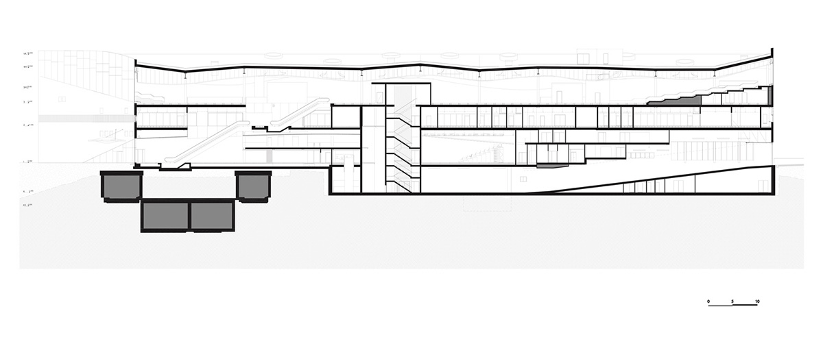 ALA Architects' cloud-like Oodi Helsinki Central Library is stretched with wooden volume