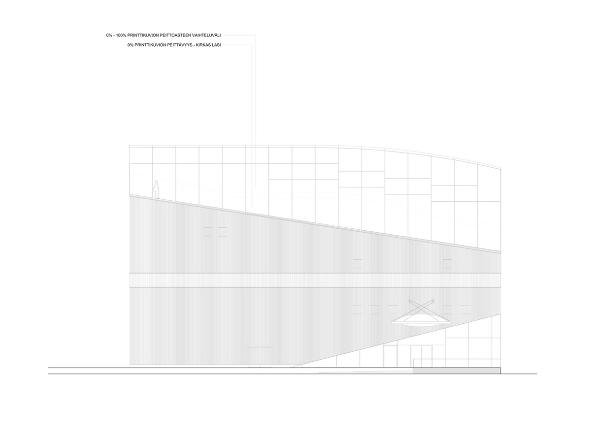 ALA Architects' cloud-like Oodi Helsinki Central Library is stretched with wooden volume