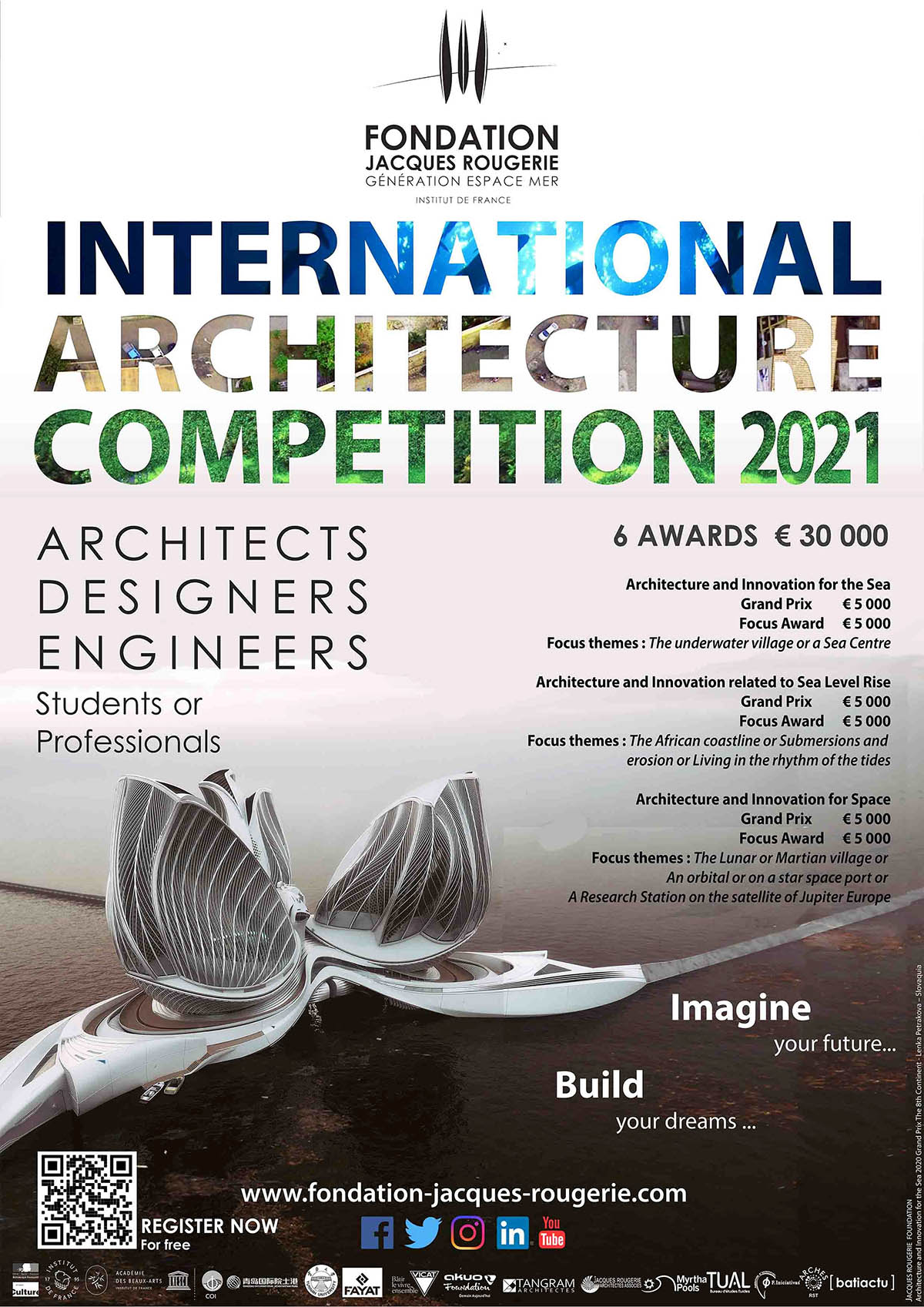 The 11th International Architecture Competition by Jacques Rougerie Foundation is open for entries