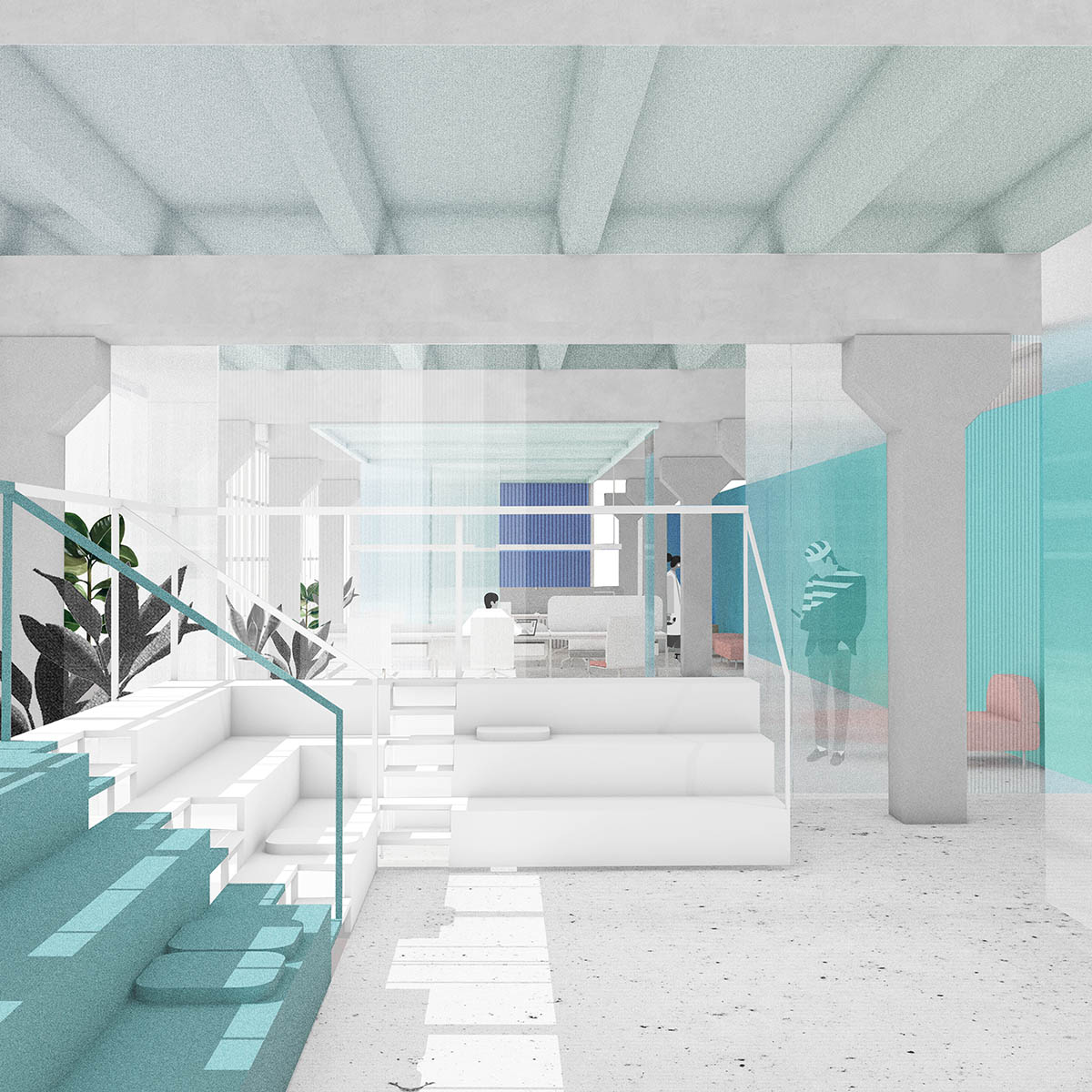 Mango Vinyl Hub winners transform Latvia&rsquo;s abandoned tin foil factory with cartoonist transit tubes