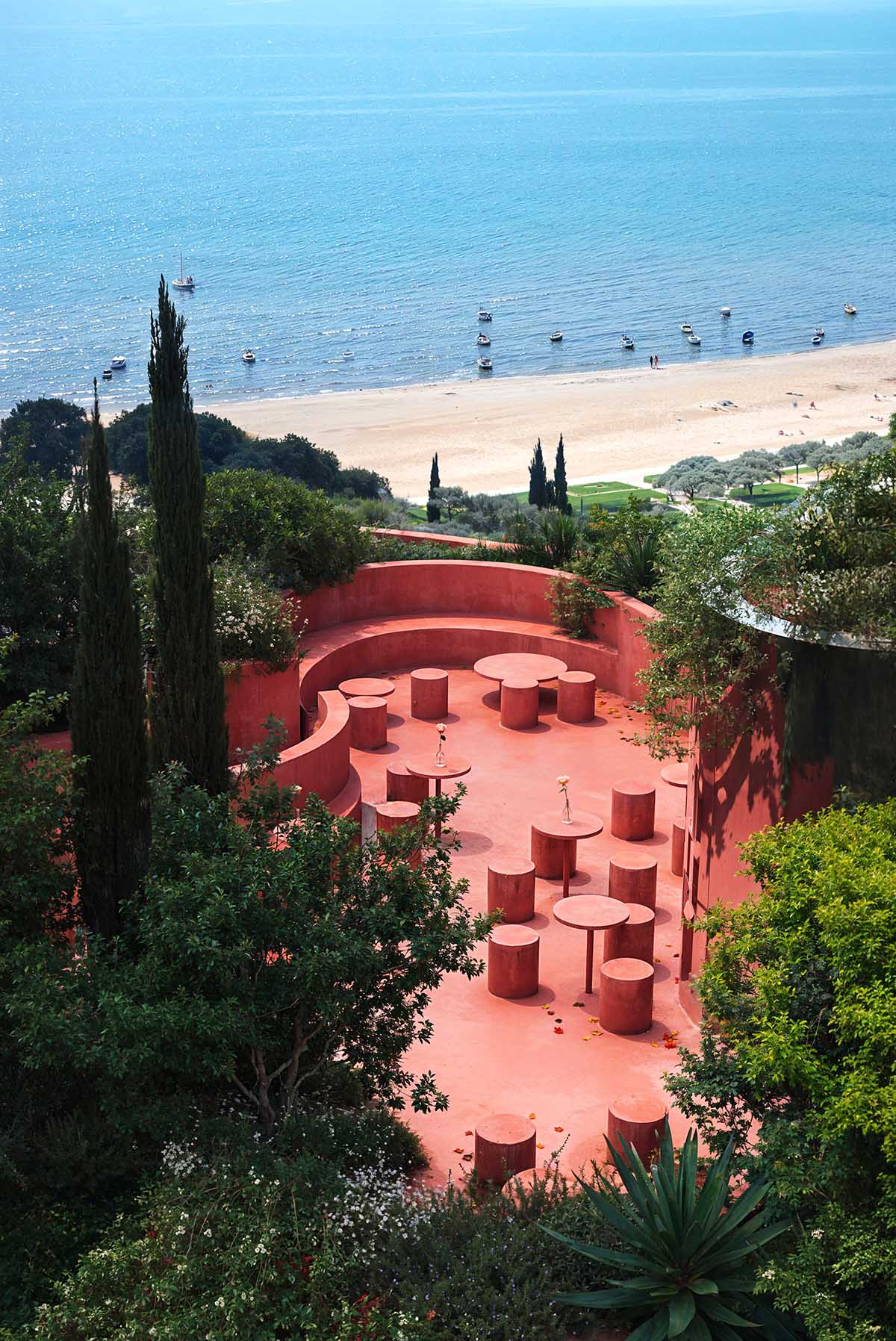 Oppenheim Architecture designs a residential tower featuring a warm-hued facade in Albania