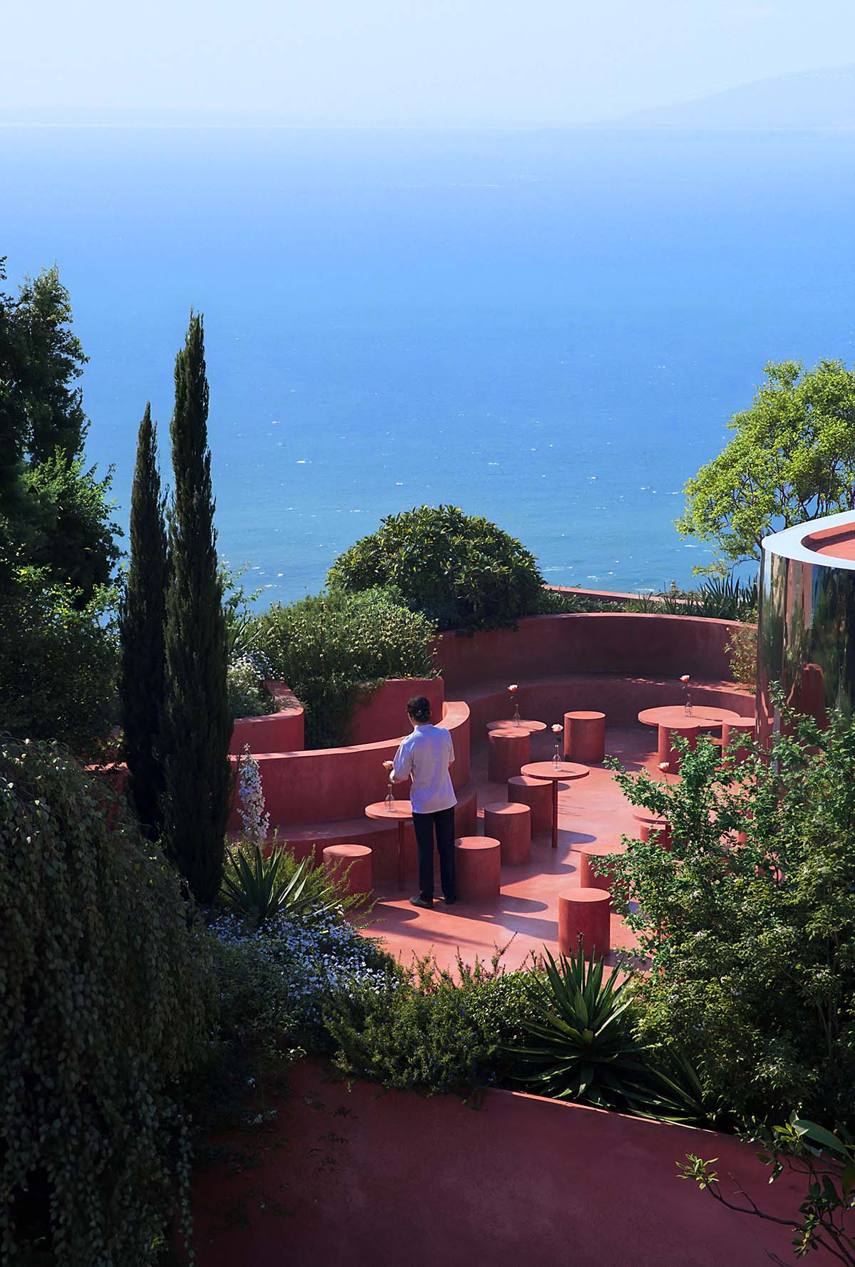 Oppenheim Architecture designs a residential tower featuring a warm-hued facade in Albania