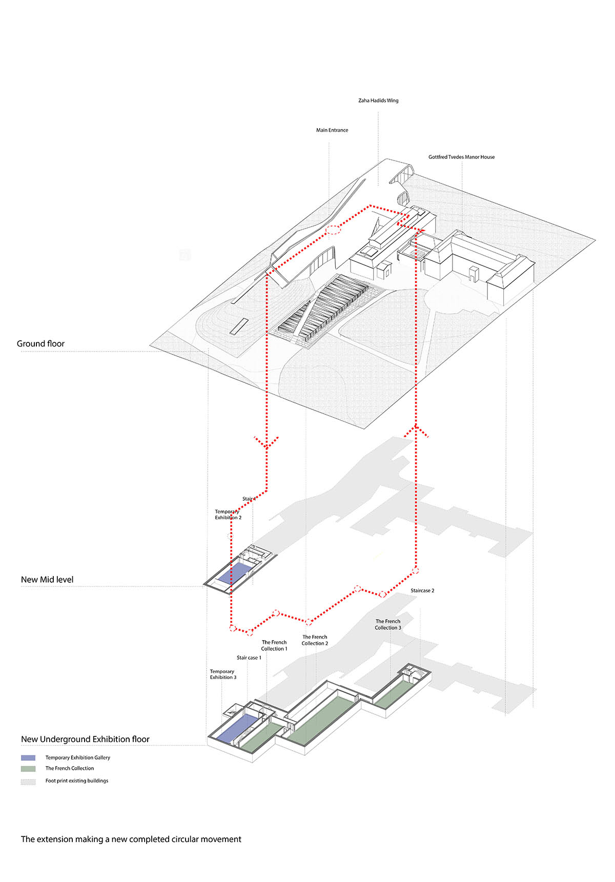 Snøhetta designs subterranean museum extension glistening in landscape for Ordrupgaard Museum
