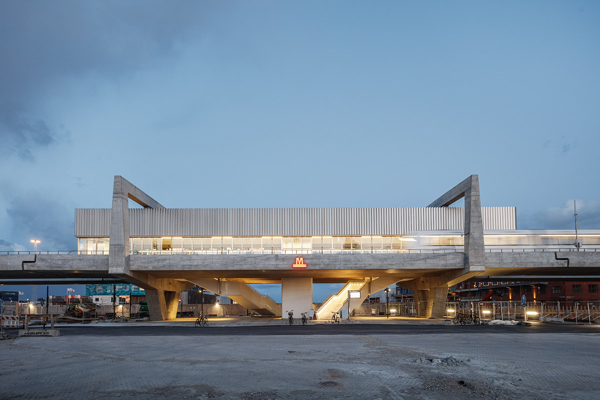 Cobe and Arup complete passenger-focused metro stations in Copenhagen’s docklands