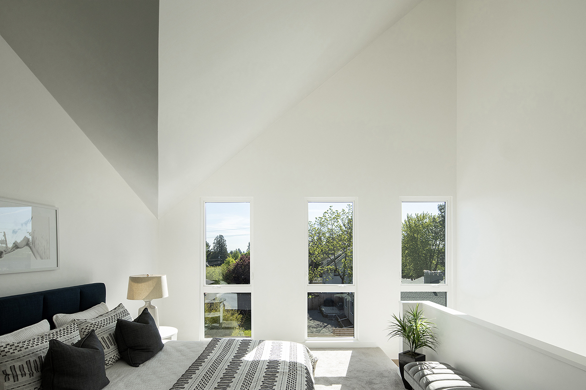 Waechter Architecture completes Origami townhouses with folded facades in Portland