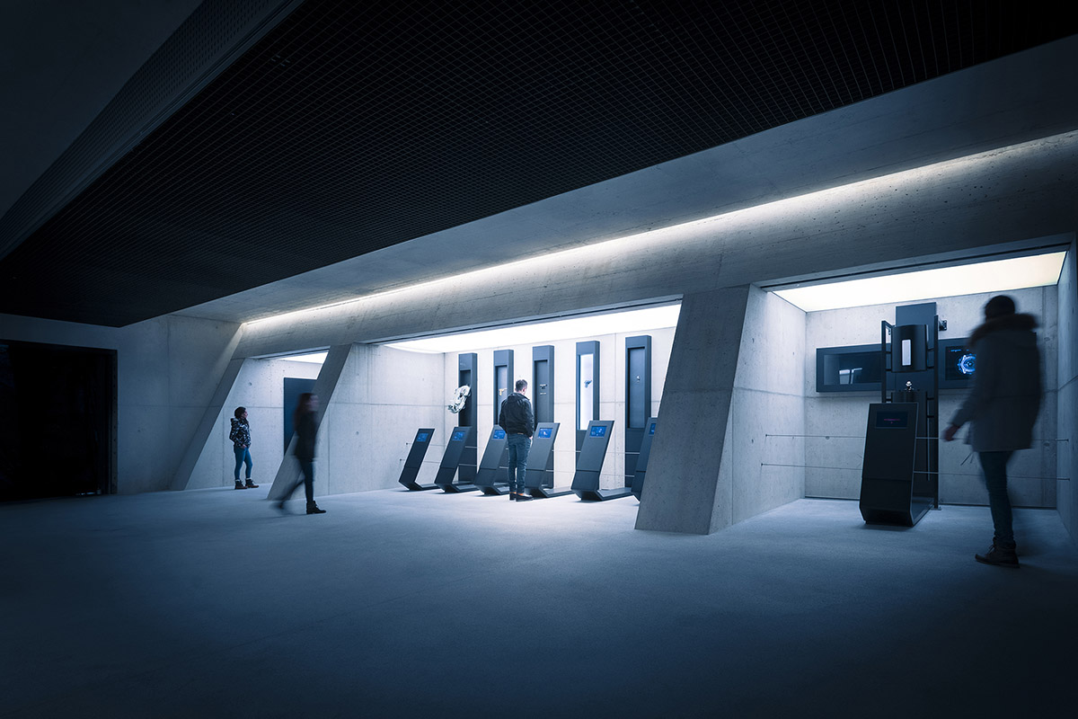 James Bond Museum seamlessly blended in the summit of Gaislachkogl Mountain in Austria