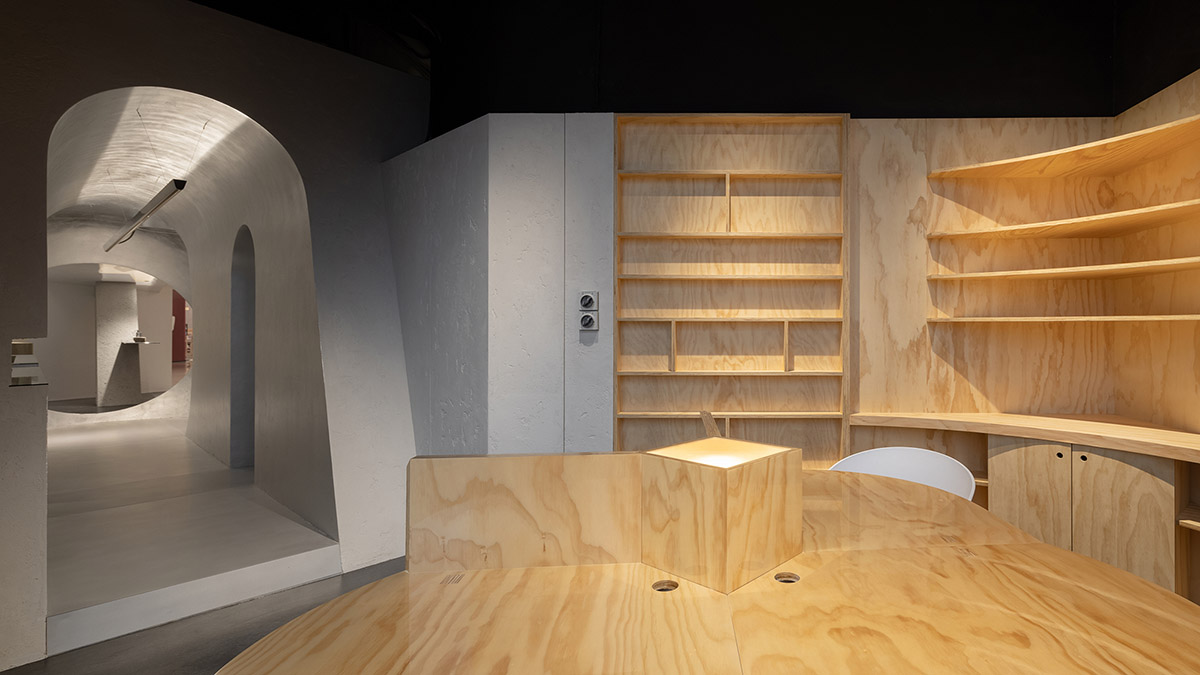 lialawlab completes retro-futuristic skincare centre in Hangzhou, China