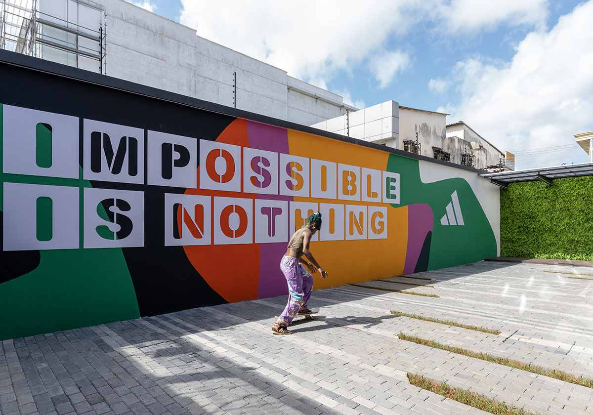 Lagos context informs Oshinowo Studio-designed Adidas flagship store clad in perforated sheets