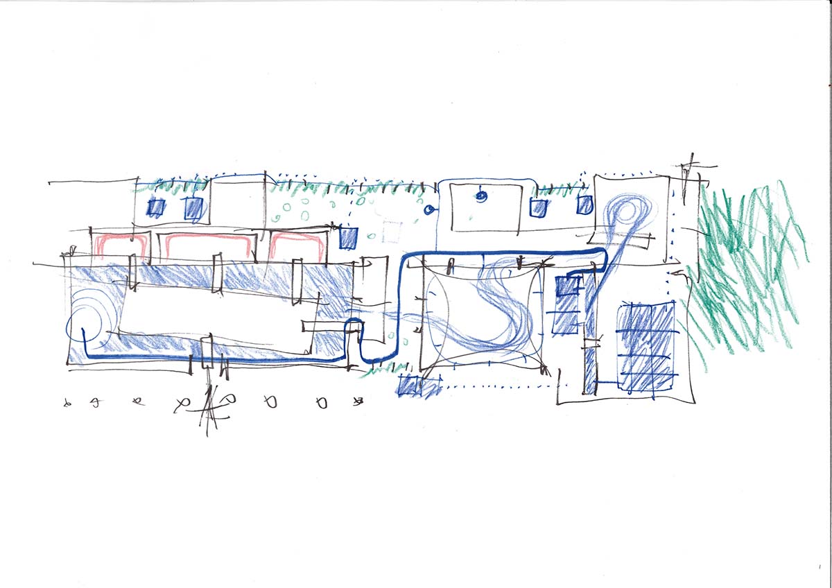 Danish Pavilion installs a cyclic water system connecting visitors with water at Venice Biennale