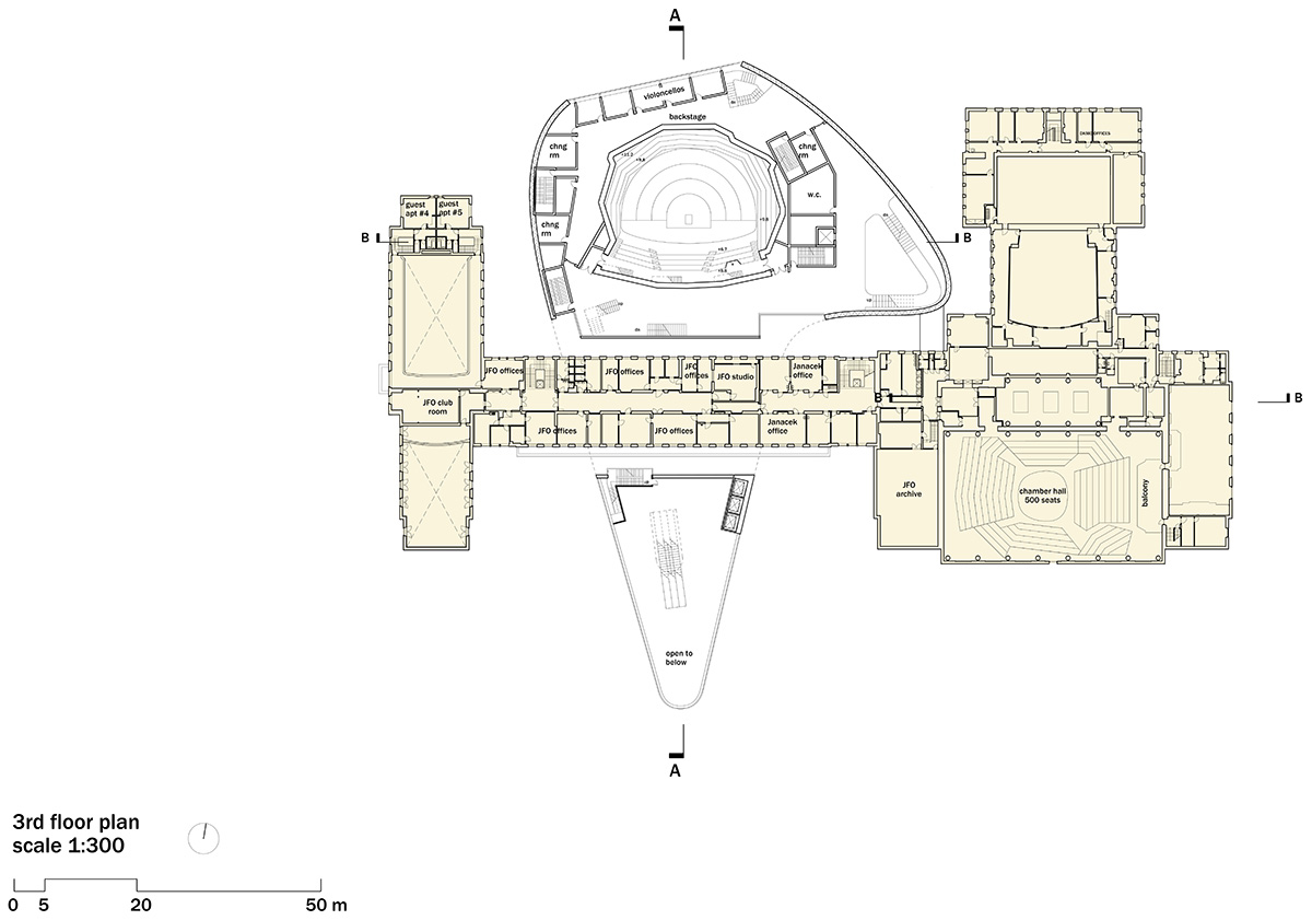 Steven Holl Architects and Architecture Acts design smoothed-pod shape concert hall in Ostrava