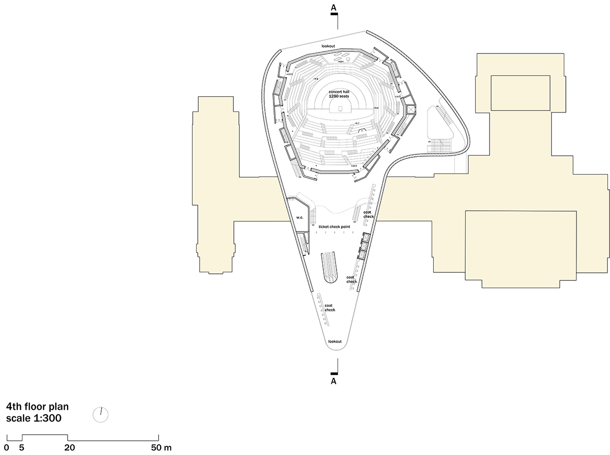 Steven Holl Architects and Architecture Acts design smoothed-pod shape concert hall in Ostrava