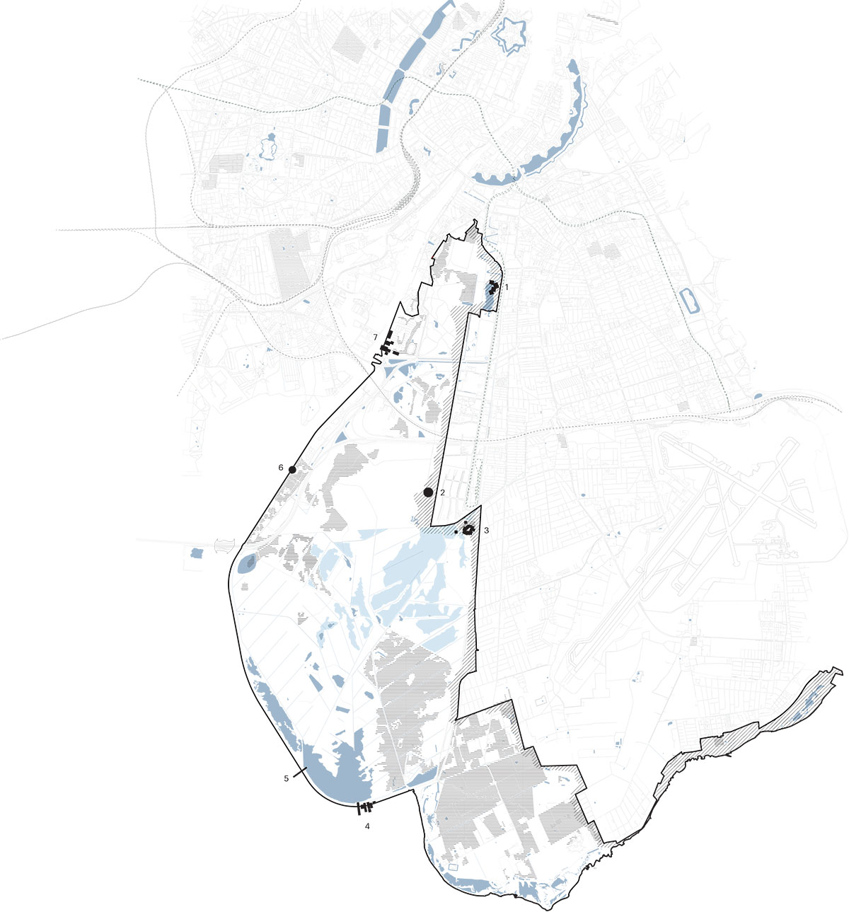 ADEPT to create seven new landmarks featuring wooden roof forms in Amager Nature Park