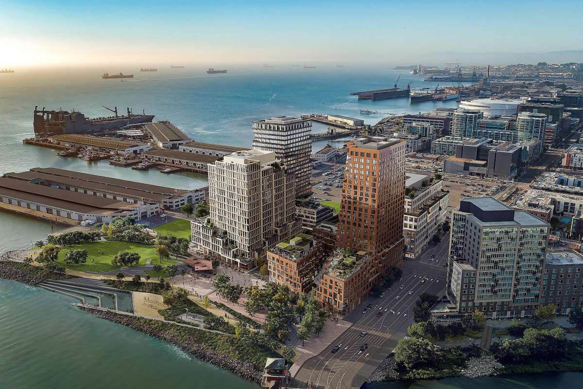 MVRDV's new Mission Rock tower references to Californian rock formations in San Francisco