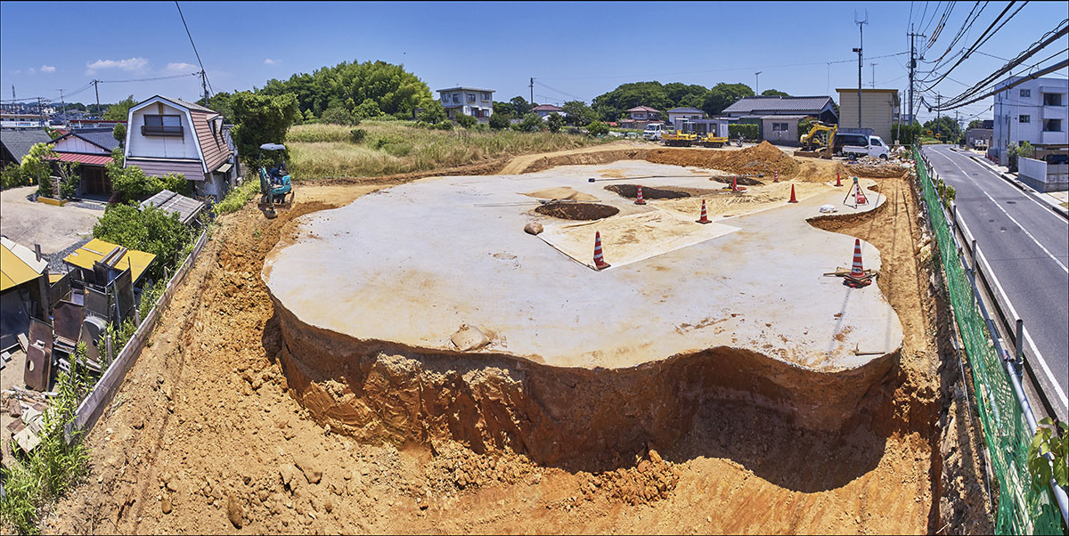 Junya.Ishigami+Associates reveals cave-like house and restaurant in earth form in Japan 