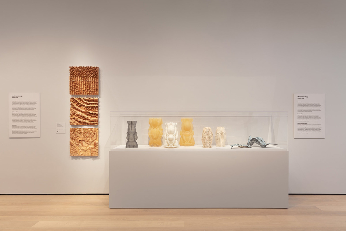 Neri Oxman opens up her material library and processes with Material Ecology exhibition at MoMA