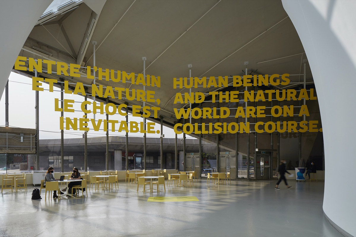 Kanva revitalizes Montréal Biodome with triangular beams and multiple pathways in Canada