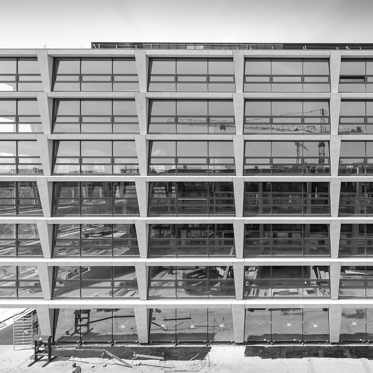 JEMS Architekci unveils plans for triangle-pillared office buildings and hotel in Warsaw