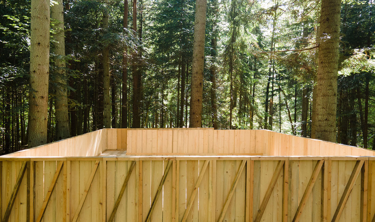 S-AR designs modular wooden pavilions for the 11th Momentum Biennale in Norway