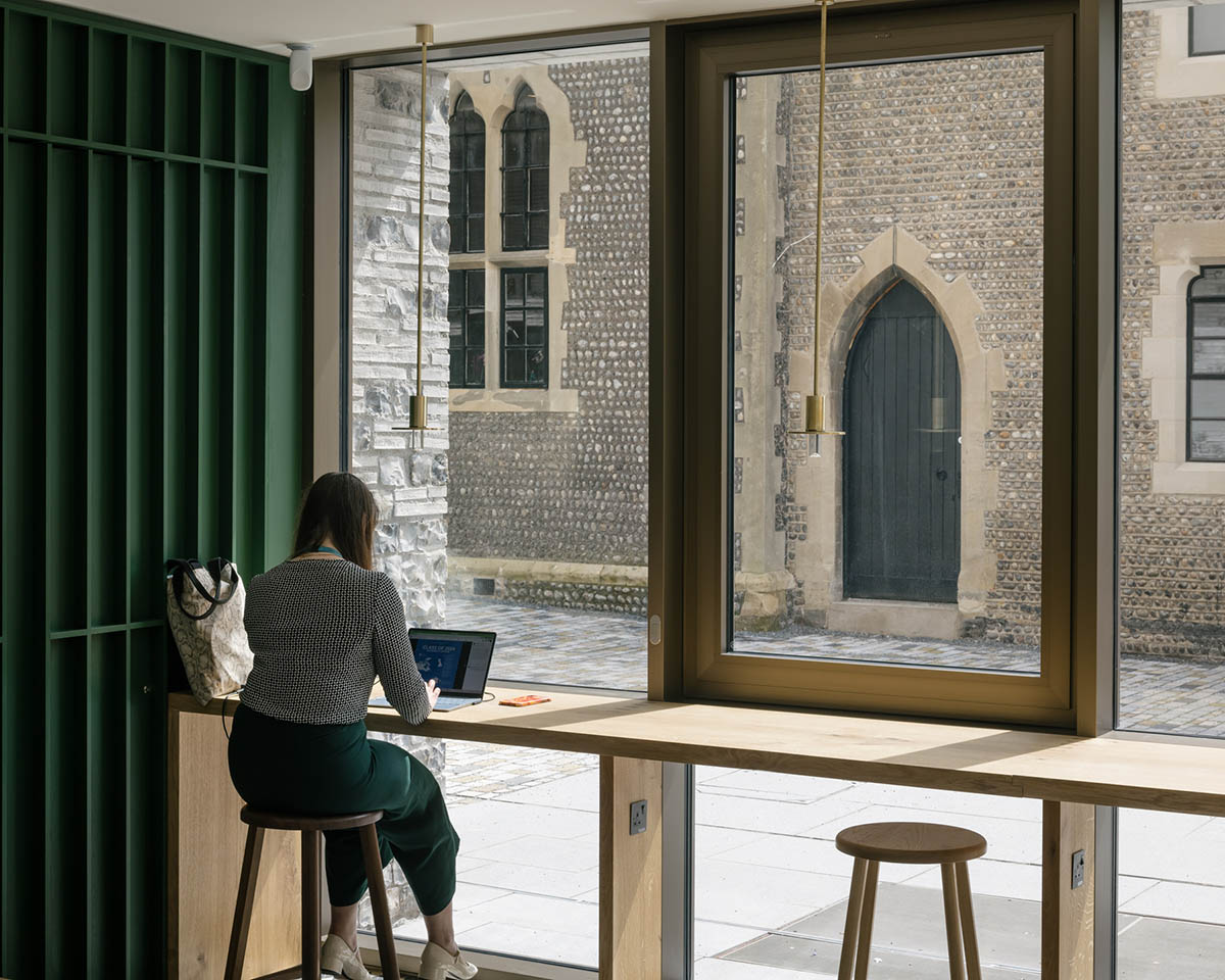 Krft creates Brighton College arts centre that features sculptural protruding volumes 