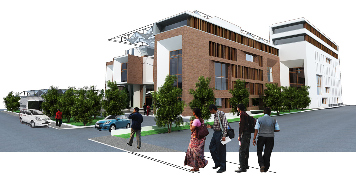 Exploring democratic spaces with the 'District Secretariat' building designed by Design Plus