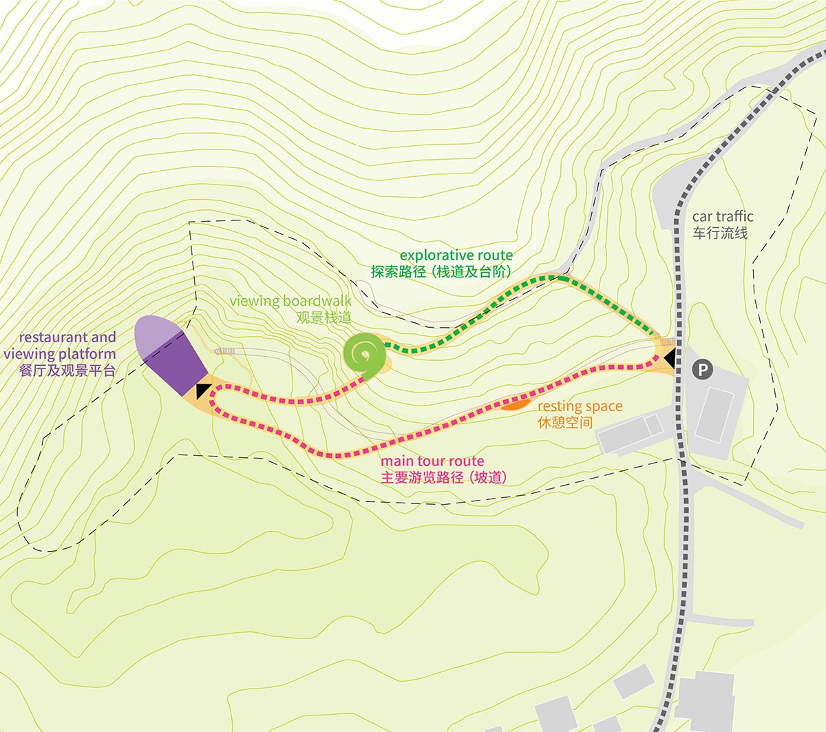 MVRDV creates a hill-shaped pavilion blending nature and architecture in Chengdu