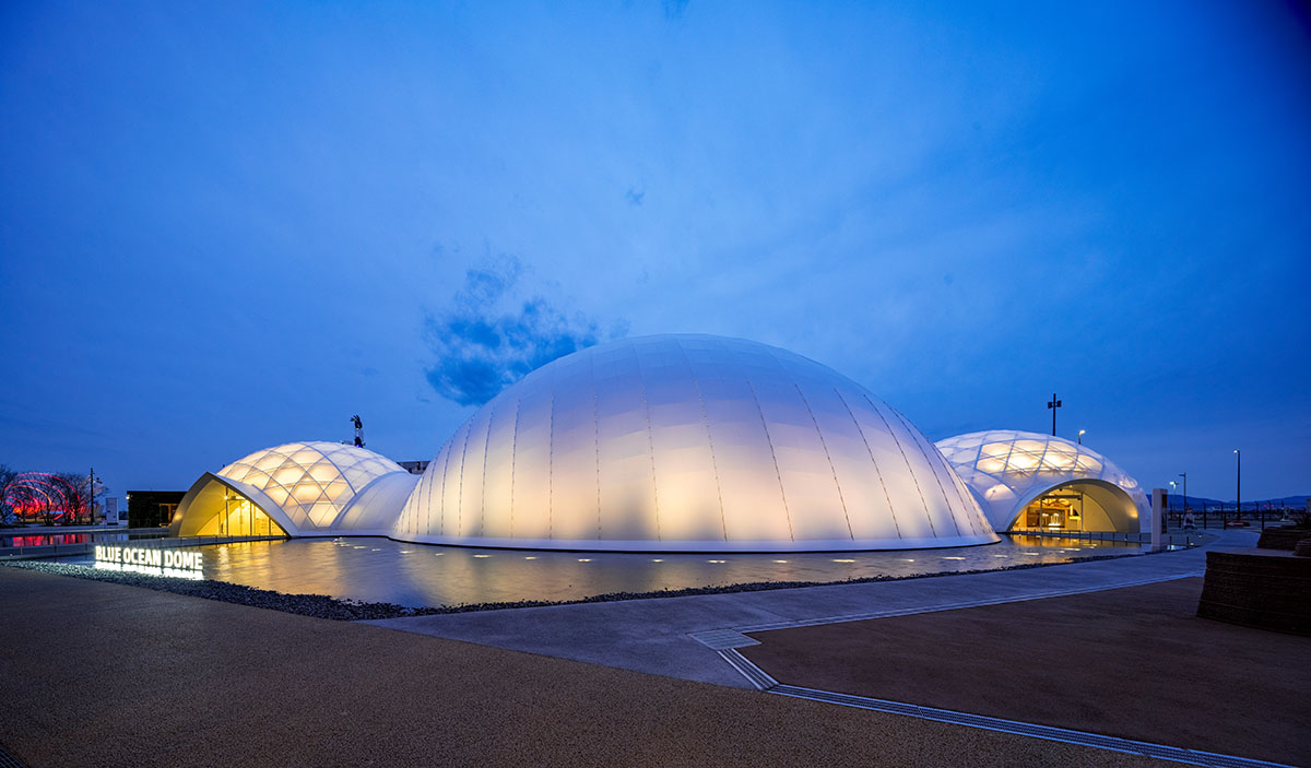 Shigeru Ban tackles marine plastic pollution with Blue Ocean Dome at Osaka Expo 2025