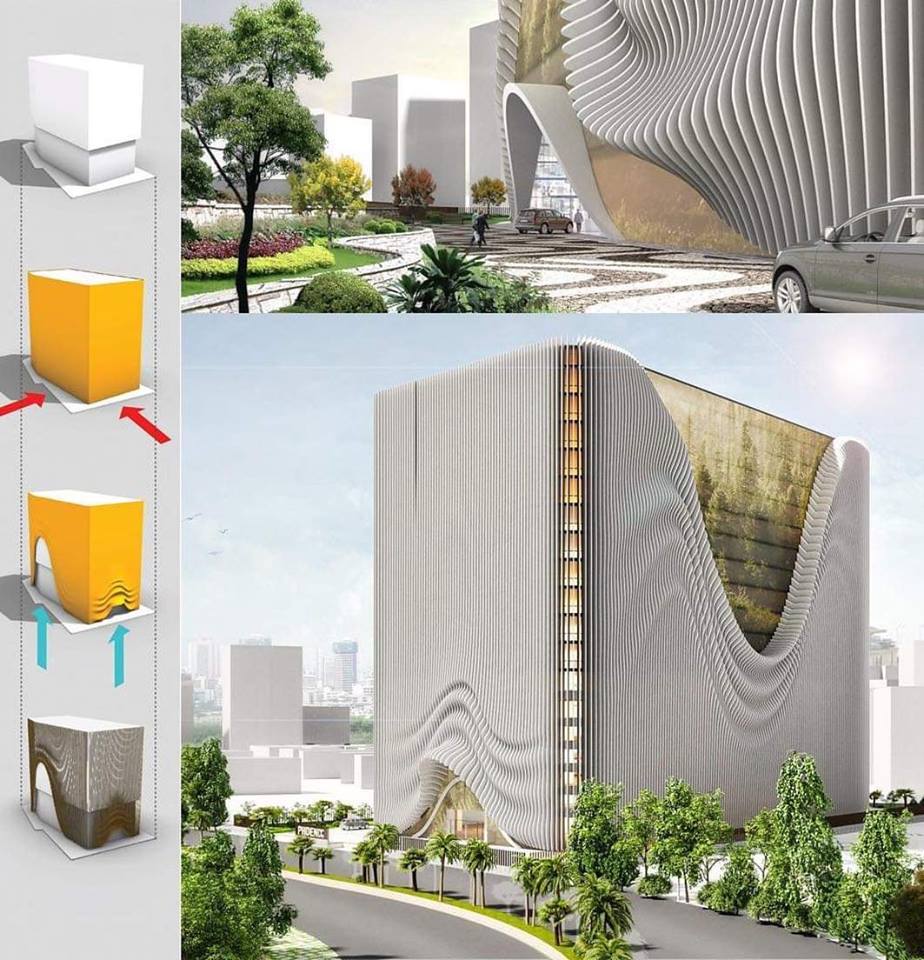 Blend Of Vernacular And Parametric Design Urban Zen Defining Future In India