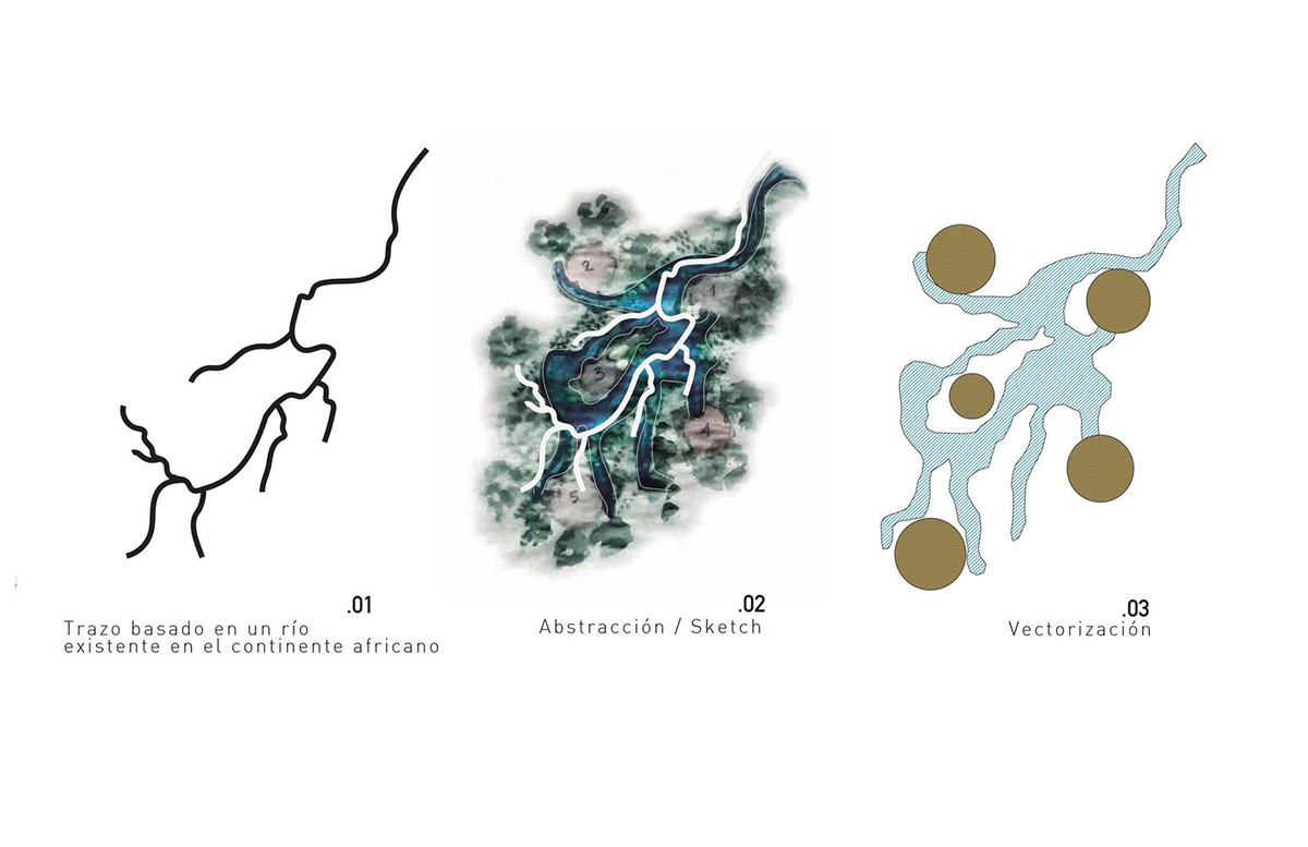 Resort mimics natural motion of desert with punctuated beige-coloured concrete volumes in Mexico 